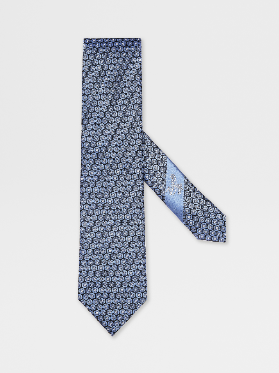 Light Blue 100fili Silk Tie